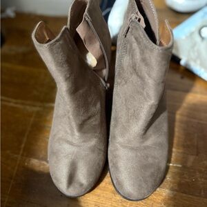 Soda Brown Ankle Booties